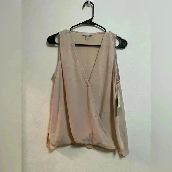 NWT - Chelsea28 - Women’s Loose Fitting Cream Tank Top Blouse - Size M - Picture 7 of 9